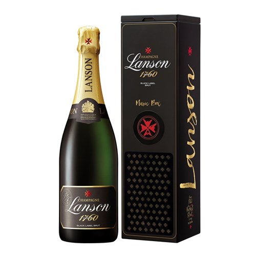 Lanson Black Label Music Box Champagne Gift Pack